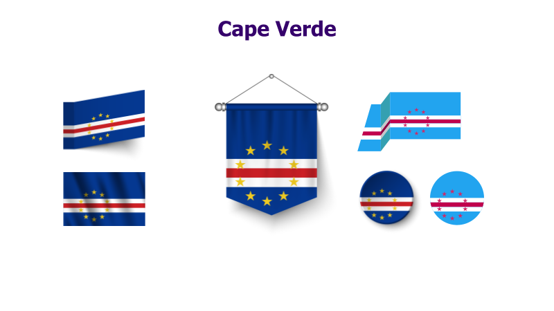 Cape Verde Flag Variations