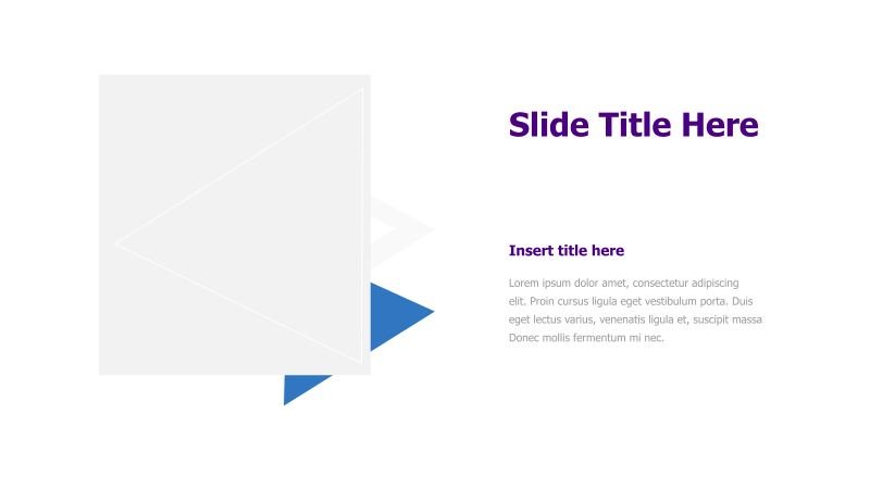 Geometric Triangle Placeholder