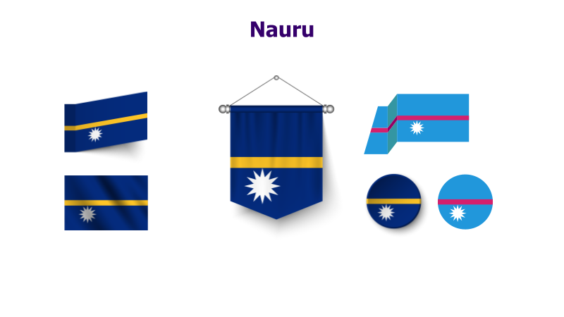 Nauru Flag Variations
