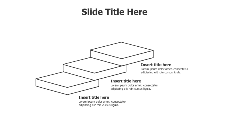 3-Level 3D Stacked Steps