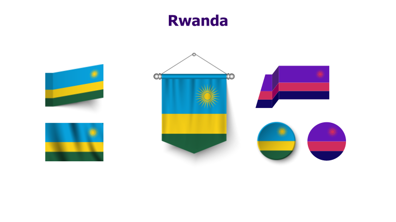 Rwanda Flag Variations