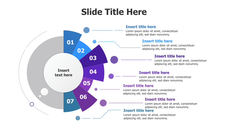 7-Point Branching Infographic with Descriptions