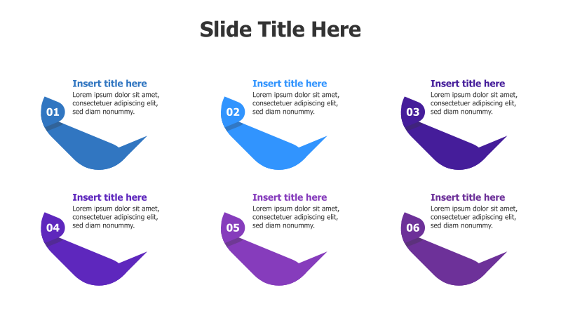 6-Step Gradient Checkmark Infographic