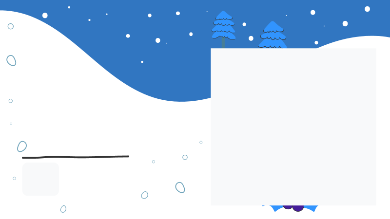 Winter Scene with Blank Space