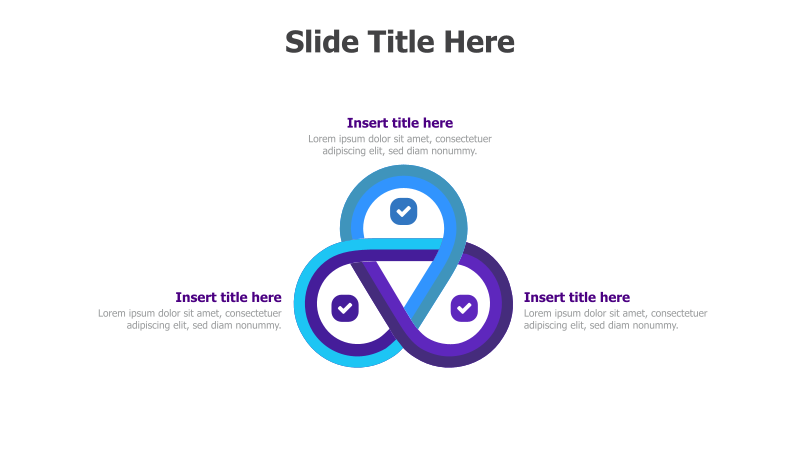 3-Point Interlocking Circle Diagram