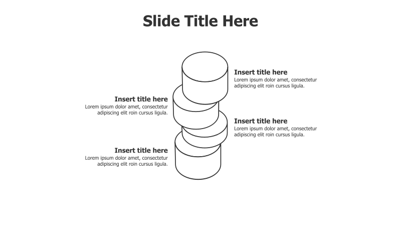 4-Level Stacked Cylinder Diagram