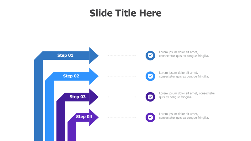 4-Step Vertical Arrow Process