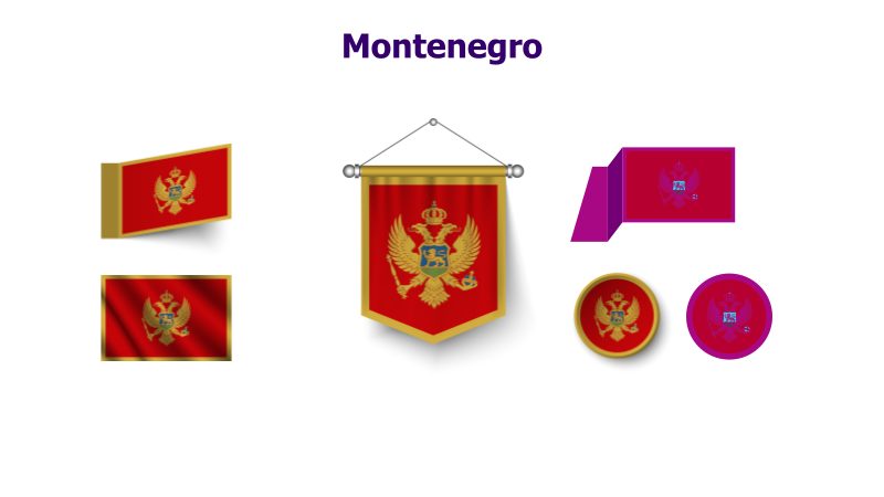 Montenegro Flags and Emblems