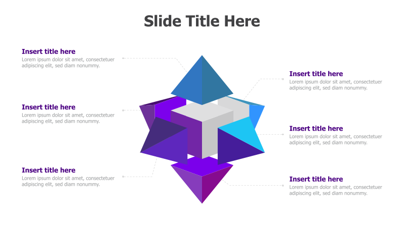 6-Point 3D Star Diagram