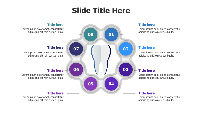 8-Point Circular Infographic
