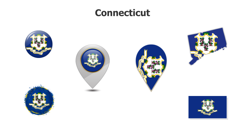 Connecticut State Flag Variations