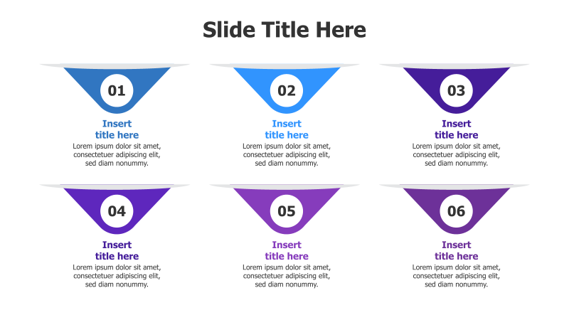 6-Step 3D Pyramid Infographic