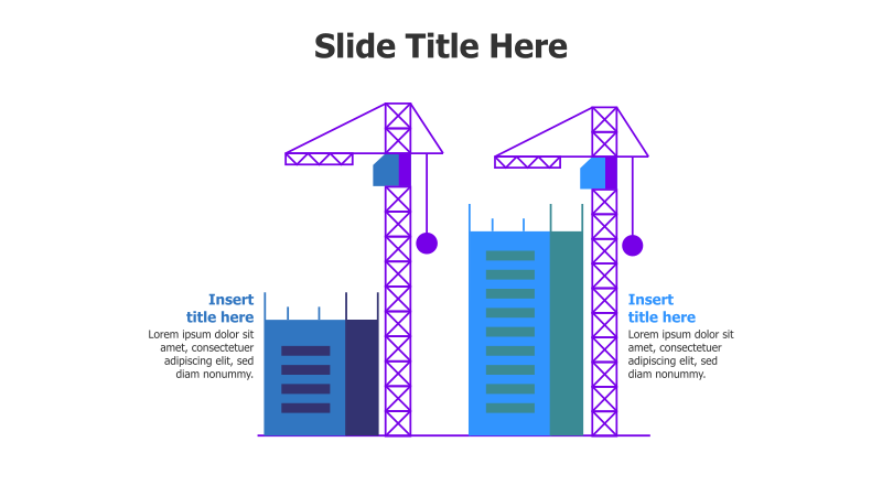 Construction Progress Infographic