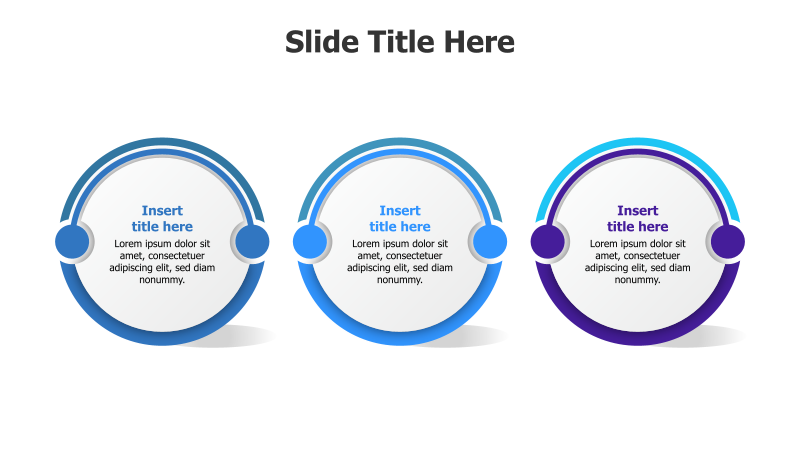 3-Part Circular Infographic