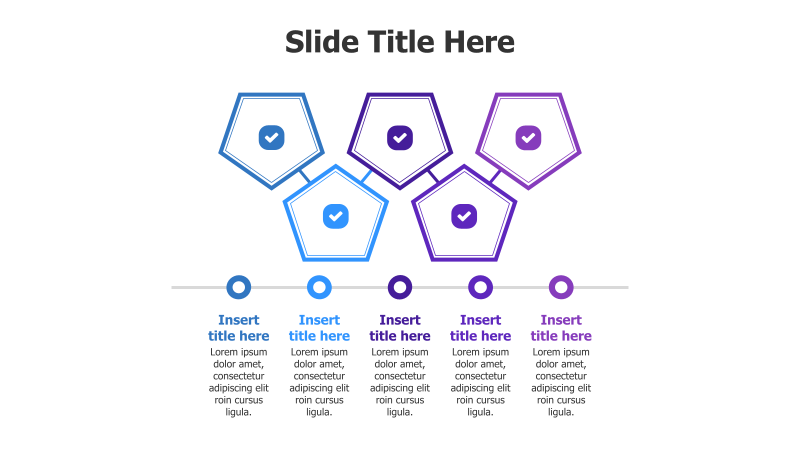 5-Step Hexagonal Process Flow