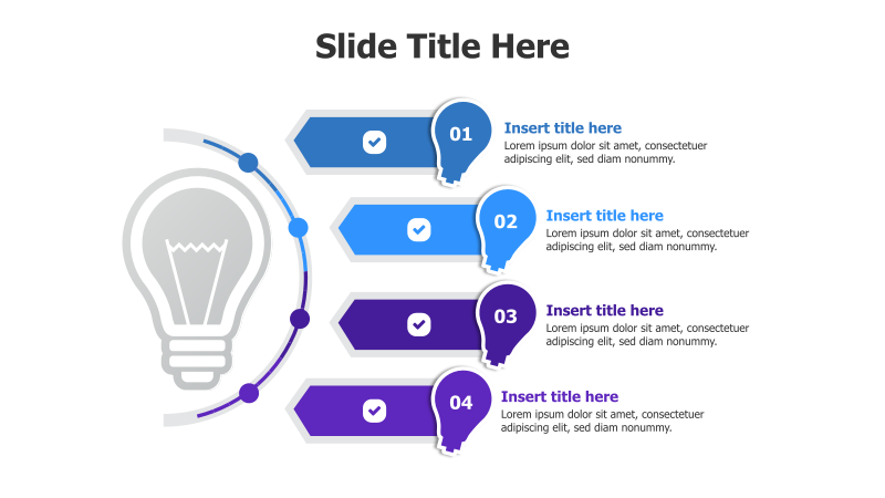 4-Point Idea Branching from Lightbulb