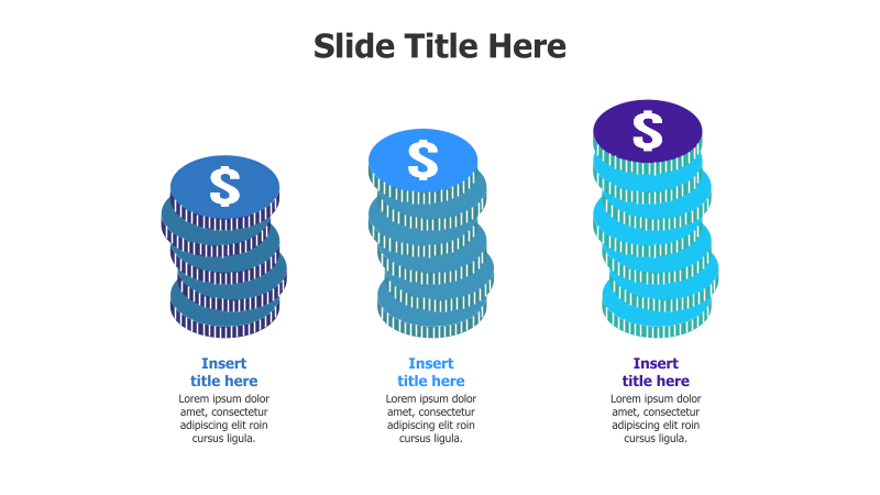 Growing Stacked Coins Infographic
