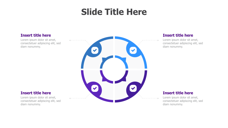 4-Point Circular Process with Checks