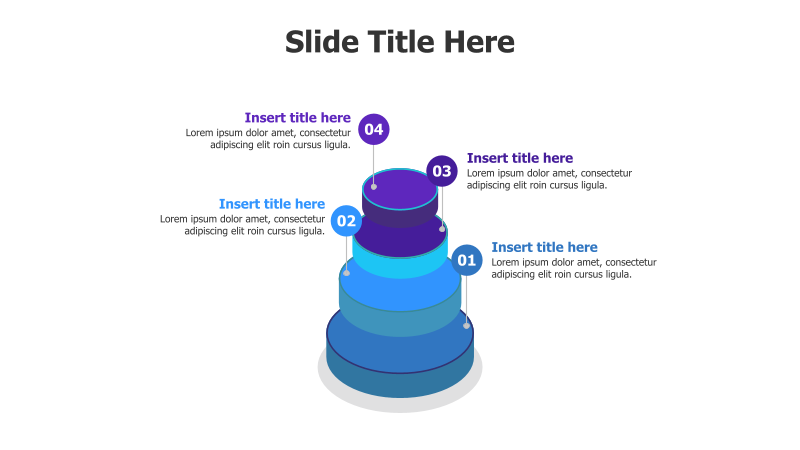 4-Step 3D Growing Circular Blocks
