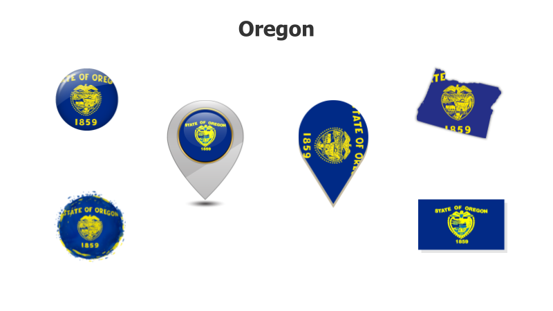 Oregon State Flag Variations
