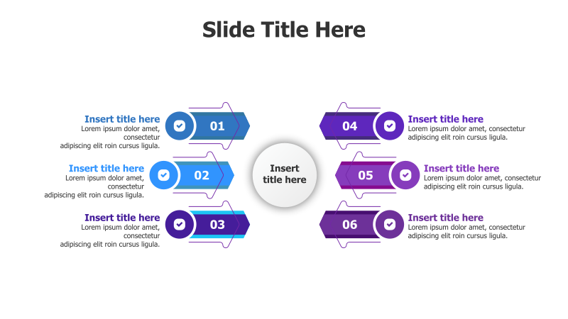 6-Step Branching Process with Central Focus