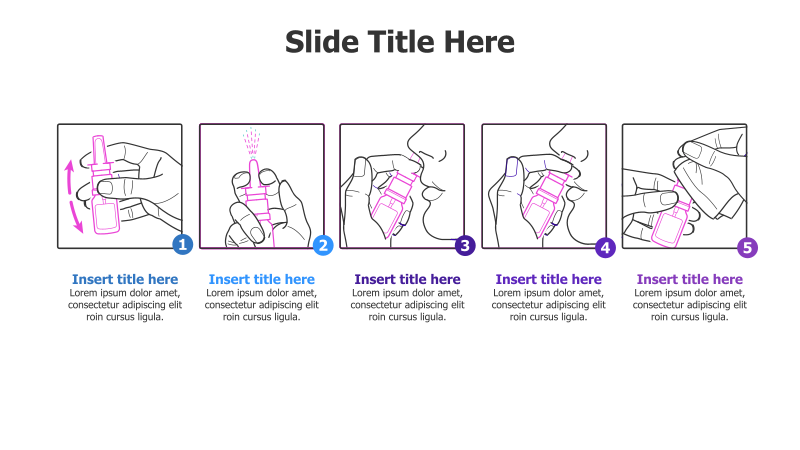 5-Step Nasal Spray Guide