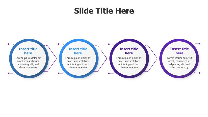 4-Point Circular Concept Diagram