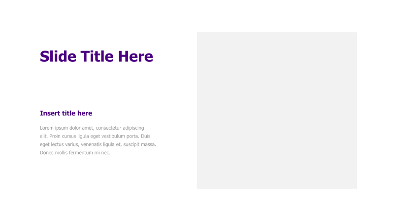 Title and Content Placeholder