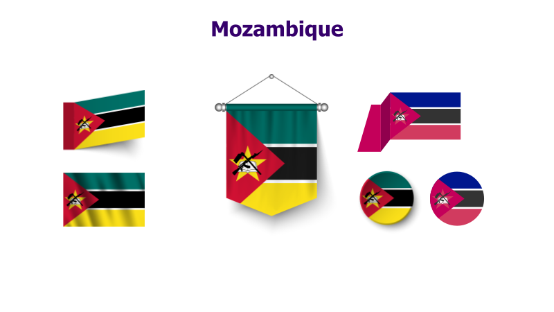 Mozambique Flag Variations
