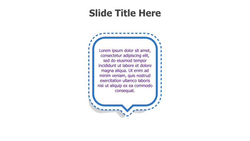 Quote Slide with Rounded Frame