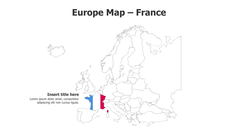 Europe Map - France Highlight
