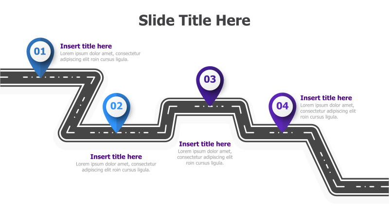 4-Point Roadmap Infographic