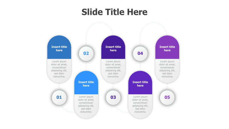 5-Point Circular Infographic