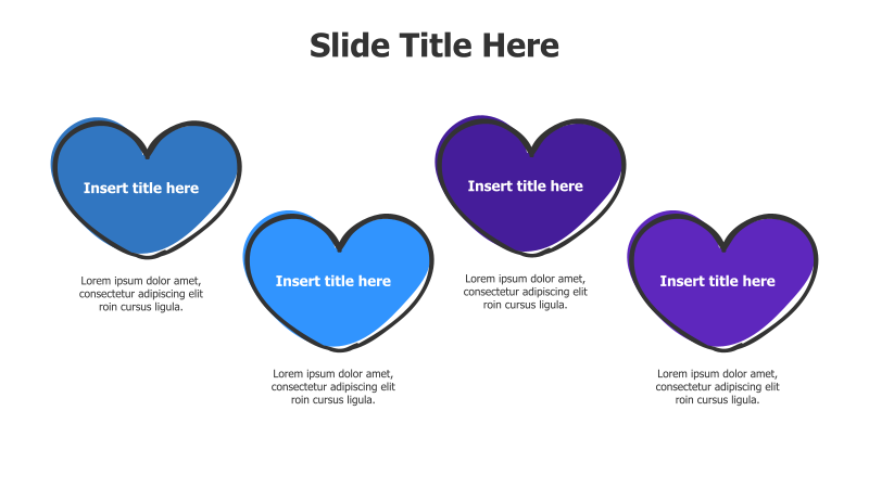 4-Point Heart Infographic