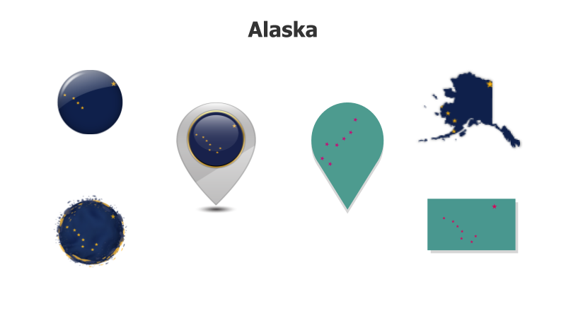 Alaska State Symbols Collection