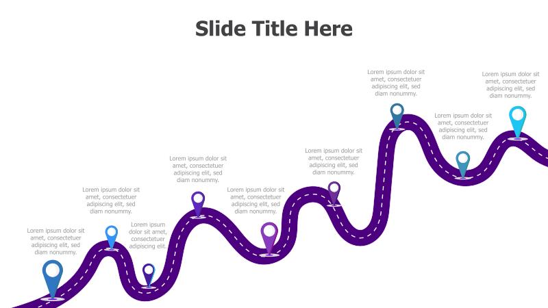 9-Step Roadmap with Location Pins