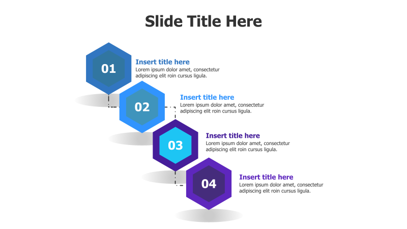 4-Step Hexagon Process Flow