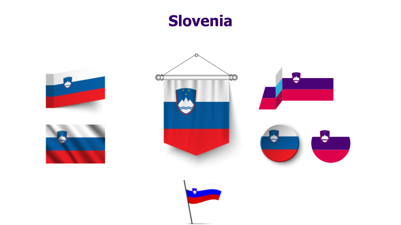 Slovenia Flag Variations