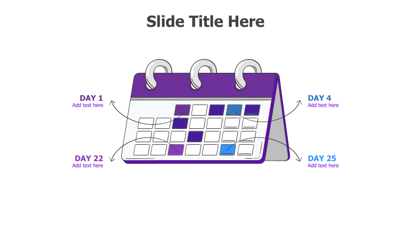 Calendar with Highlighted Days
