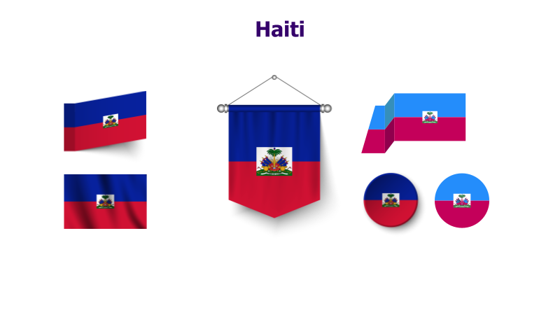 Haiti Flag Variations