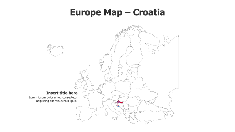 Europe Map - Croatia