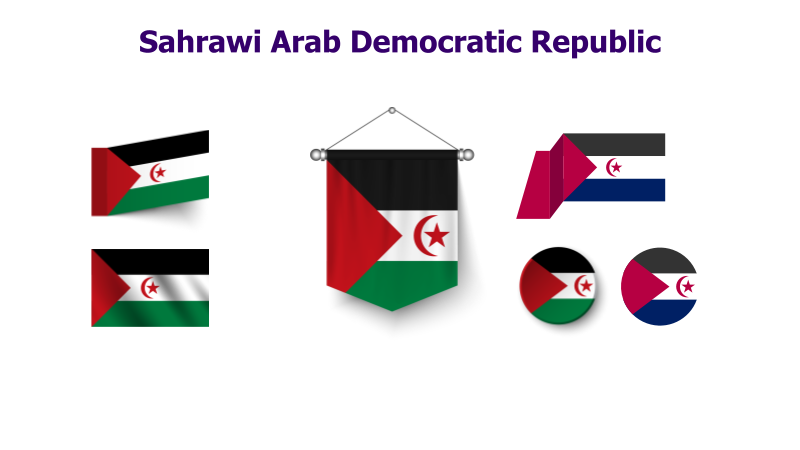 Sahrawi Arab Democratic Republic Flags
