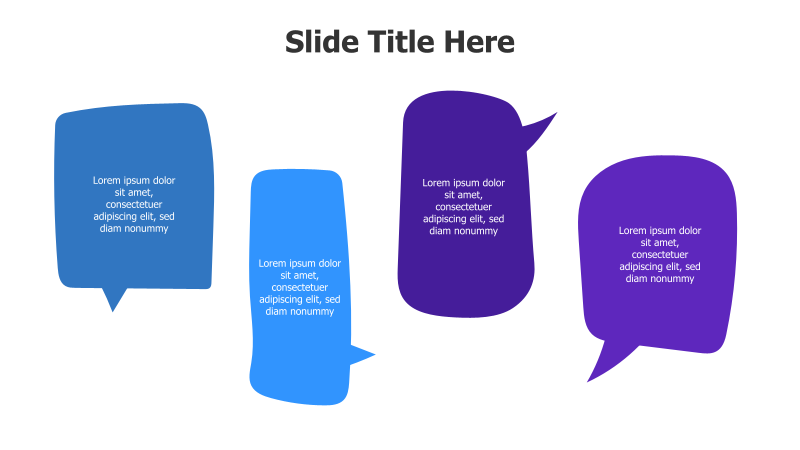 3 Speech Bubble Conversation