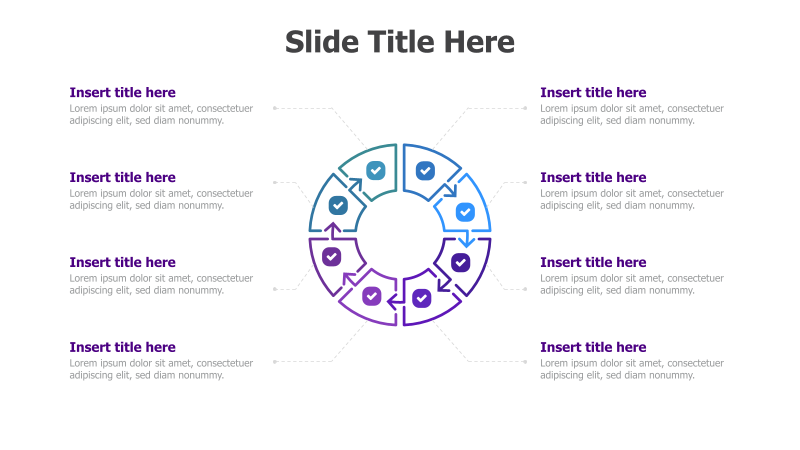 8-Point Circular Process with Arrows