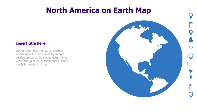 North America Map Illustration