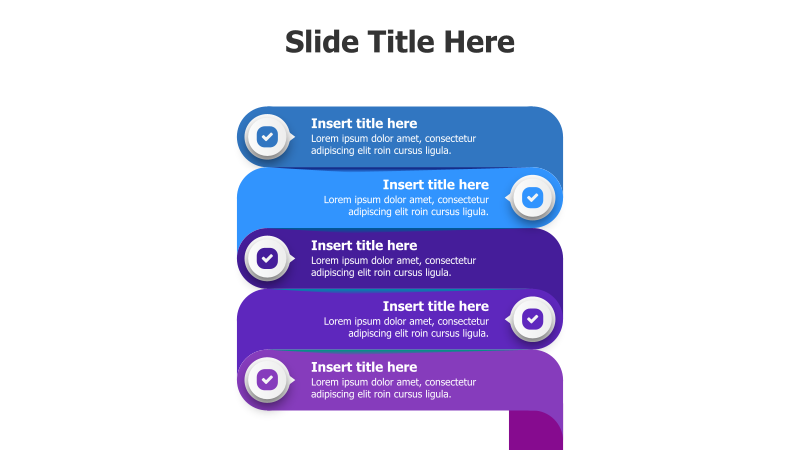 5-Point Twisted Stripe Infographic
