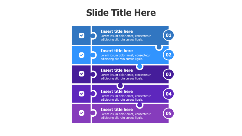 5-Step Puzzle Piece Agenda