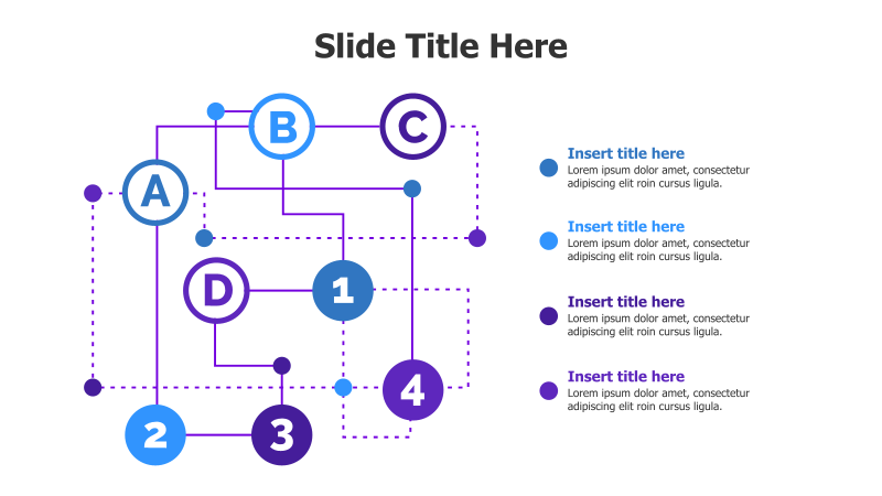 Connected Points Infographic
