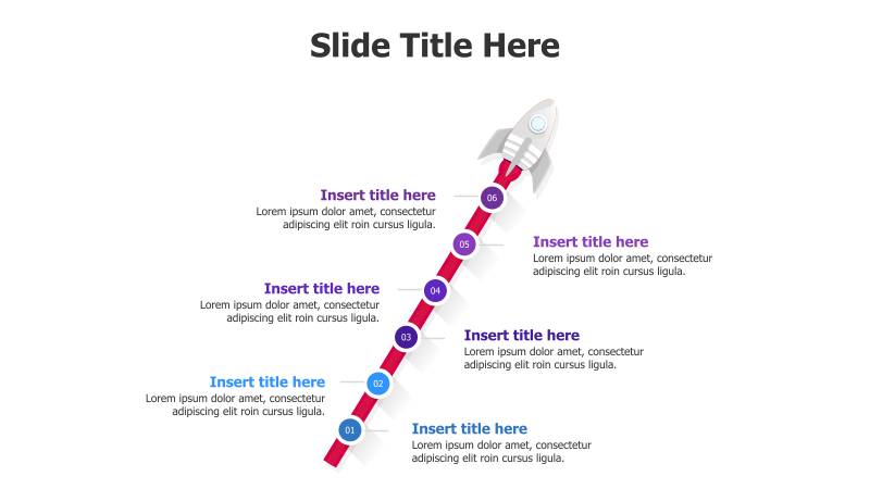 6-Step Rocket Launch Infographic