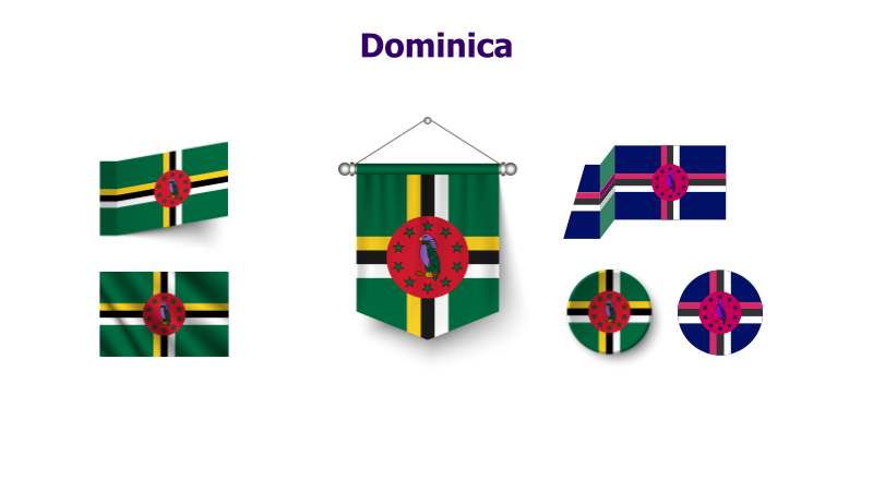 Dominica Flag Variations